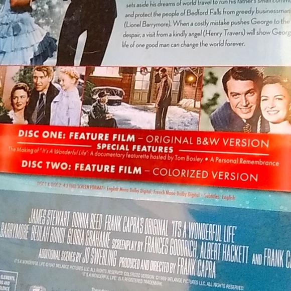 It's a Wonderful Life DVD 2 Disc Set New Never Opened. - Picture 3 of 4